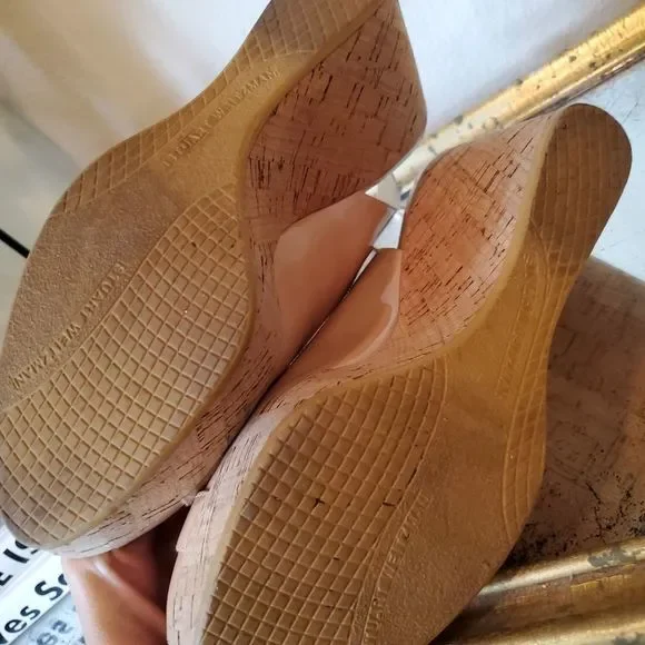 Stuwart Weitzman wedge nude patent - Picture 9 of 12